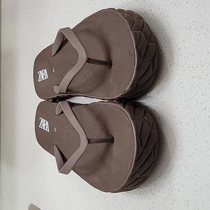 Zara Brown Sandals